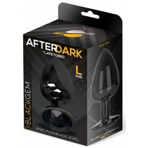 Plug Bijou AFTERDARK L 8 x 4cm Noir