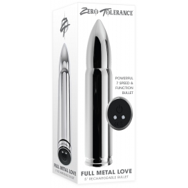 Vibro en métal FULL METAL LOVE 11 x 3cm 2