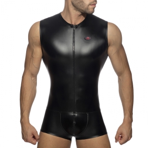 Body Débardeur FRONT ZIP RUB Noir