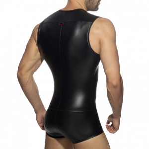 Body Débardeur FRONT ZIP RUB Noir