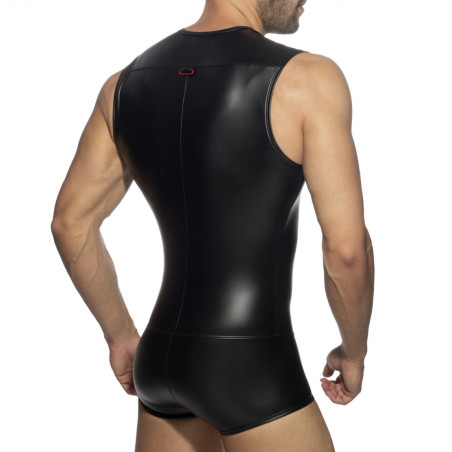 Body Débardeur FRONT ZIP RUB Noir