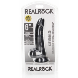 Gode BALLS CURVED RealRock 12.5 x 3.6cm Noir 2