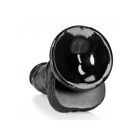 Gode BALLS CURVED RealRock 12.5 x 3.6cm Noir