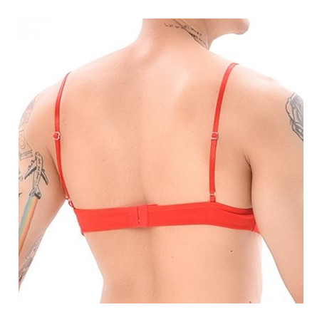 Soutien-Gorge LACE BORDER Rouge-Noir