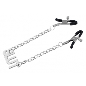 Pince-Tétons avec plaque SLUT 38cm
