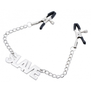 Pince-Tétons avec plaque SLAVE 40cm