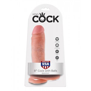 Gode gay réaliste anal King Cock 18cm chair