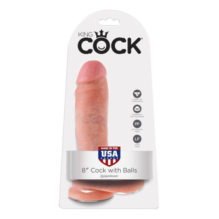 Gode gay réaliste anal King Cock 18cm chair
