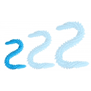 Double gode SCOLOP S 40 x 3cm Bleu