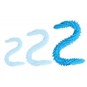 Double Gode SCOLOP L 60 x 5cm Bleu