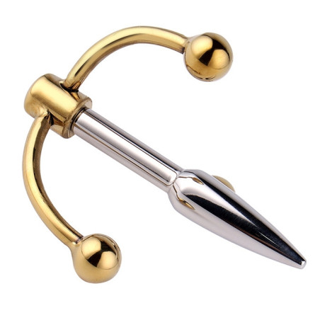Plug d'urètre TRI BALLS 4.5cm - Diamètre 8mm