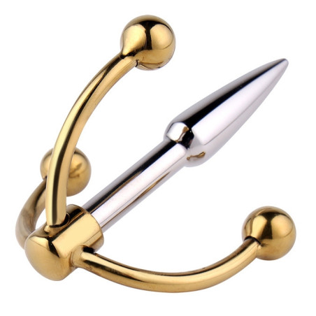 Plug d'urètre TRI BALLS 4.5cm - Diamètre 8mm