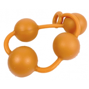 Boules anales en silicone ASS ORANGE 50 x 5.5cm