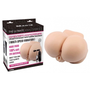 Masturbateur Fessier Vibrant TORI'S PLUMP ASS Vulve-Anus