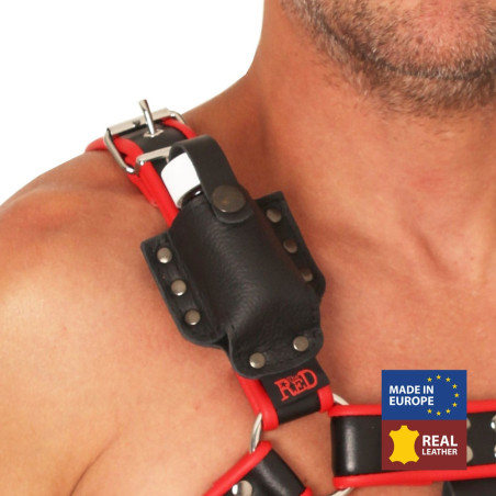 Support pour Aroma en cuir sur Harnais