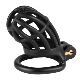 Cage de chasteté SLUTYPIG 8 x 3.3cm Noire 2