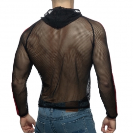 Veste MESH JACKET Noire et Rouge 2