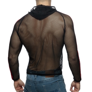 Veste MESH JACKET Noire et Rouge