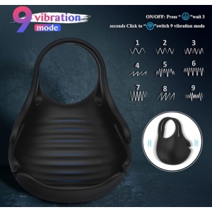 Coque vibrante pour les testicules NEST 9 Vibrations