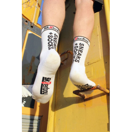 Chaussettes blanches SNEAKS SOCKS Sk8erboy