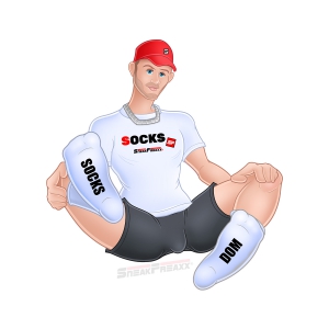 Chaussettes blanches DOM SneakFreaxx