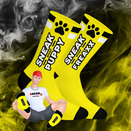 Chaussettes WOOF PUPPY Jaunes