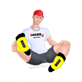 Chaussettes WOOF PUPPY Jaunes 2