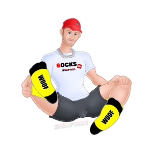 Chaussettes WOOF PUPPY Jaunes