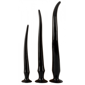 Kit 3 Plugs Longs FLEX PLUG Noirs