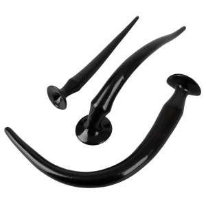 Kit 3 Plugs Longs FLEX PLUG Noirs