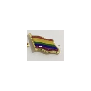 Pin's Drapeau LGBT en métal