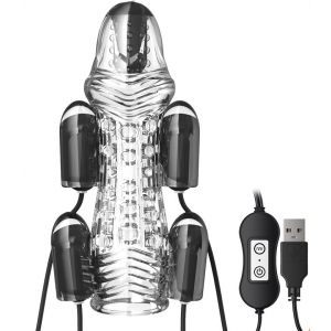 Gaine vibrante de masturbation VIBE EXTREME 5 Vibrations