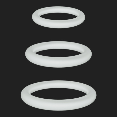 Lot de 3 Cockrings phosphorescents LUMIRING