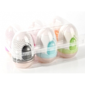 Masturbateurs Oeufs FUNNY EGG x6 2