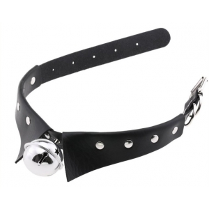 Collier ras de cou avec Grelot JING Noir