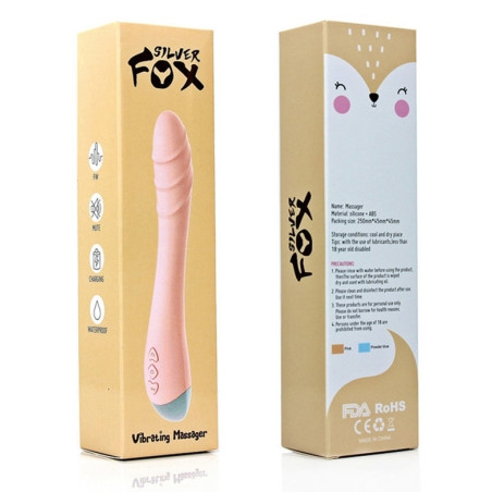 Vibro Point G FOX LINDO 14 x 3cm Rose