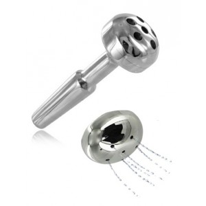 Penis Plug Piss Soaker de 8mm de diamètre avec boule percée