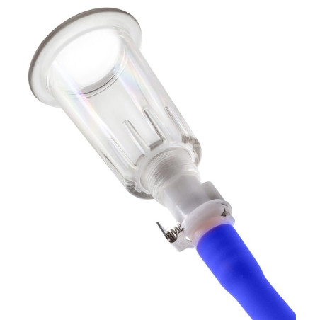 Pompes pour tétons LUVPUMP Double Cup Bleu