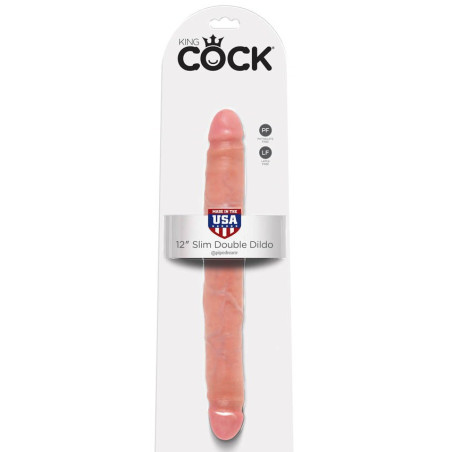 Double gode Chair de King Cock 30.5cm et 3.6cm de large