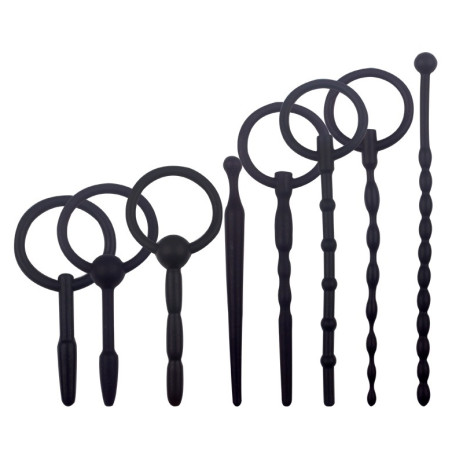 Kit de 8 Tiges d'urètre en silicone