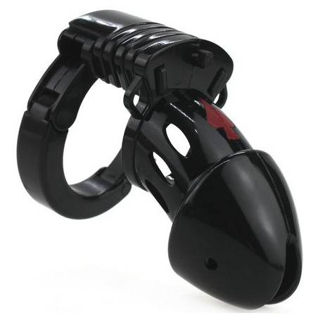 Cage de chasteté ajustable PIQUE Noire de CockLock