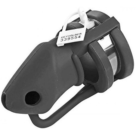 Cage de chasteté en silicone BIRDLOCKED 11 x 3.2cm Noire