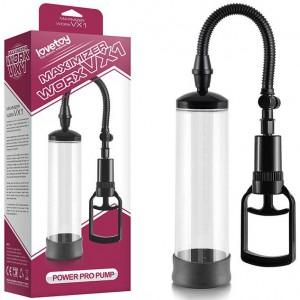 Pompe à pénis Maximizer Worx de 20 cm élastique noir