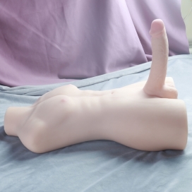 Masturbateur Buste avec Pénis articulé BIG TORSO Sexe de 18cm 2