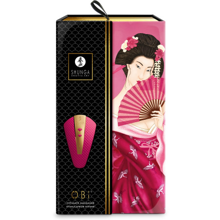 Stimulateur intime Shunga OBI Framboise
