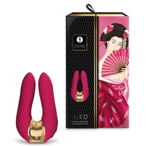 Double stimulateur intime Shunga AIKO Framboise