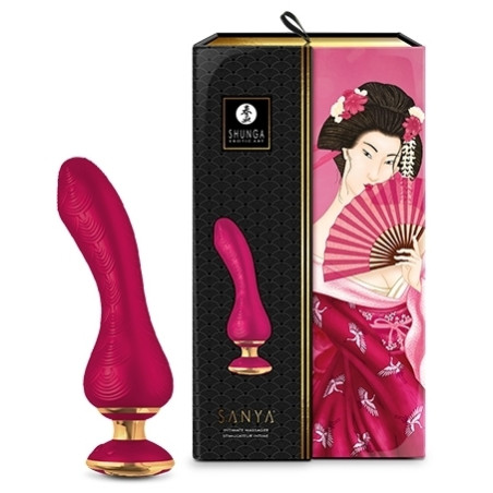 Stimulateur intime Shunga SANYA Framboise