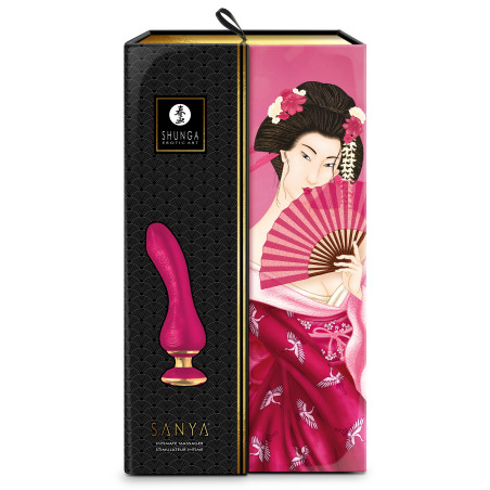 Stimulateur intime Shunga SANYA Framboise