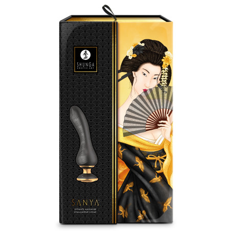 Stimulateur intime Shunga SANYA Noir