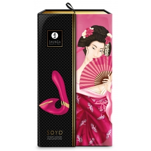Stimulateur intime Shunga SOYO Framboise